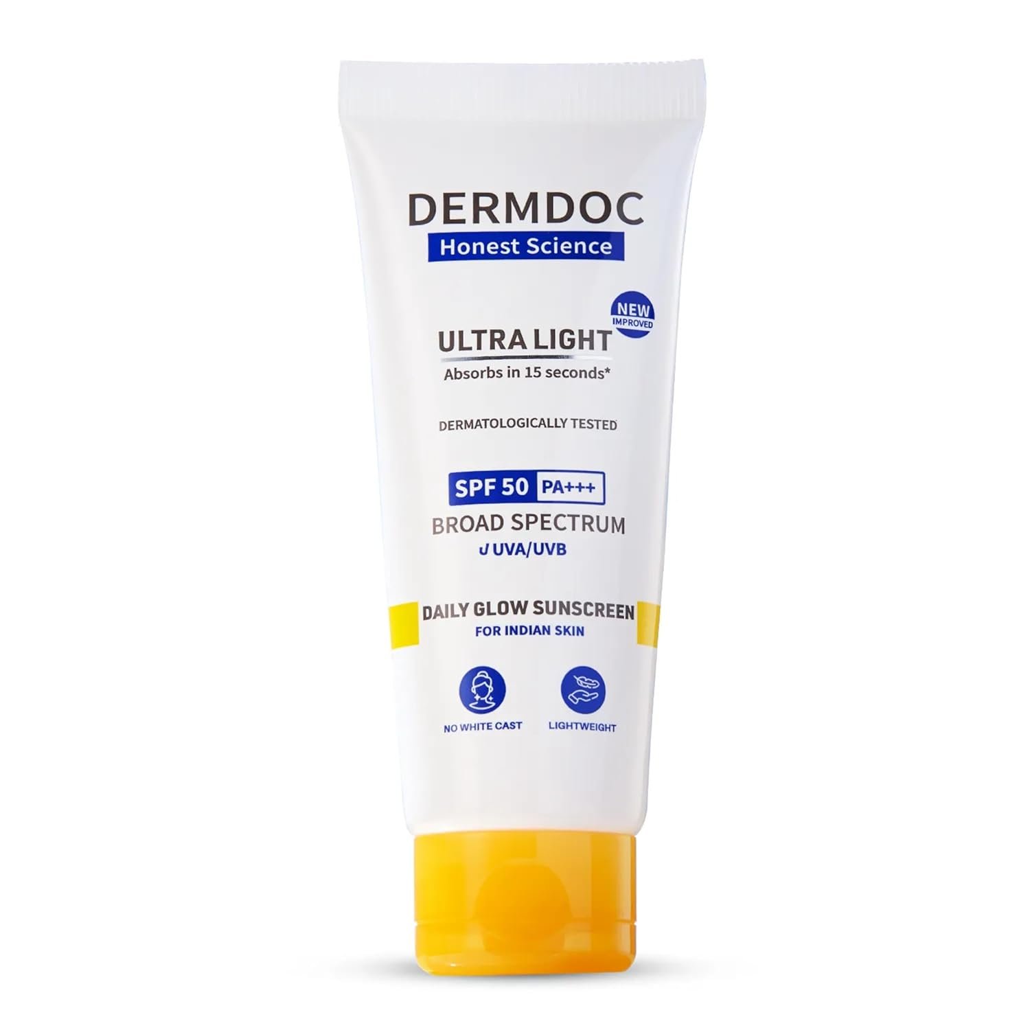DermDoc All By Purplle Ultra Light Spf 50 Pa+++ Daily Glow Sunscreen