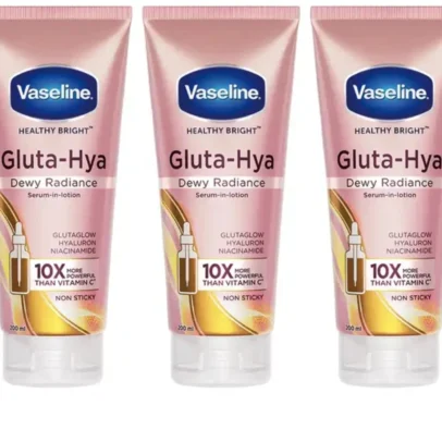 Vaseline Gluta-Hya Dewy Radiance Lotion - 70ml ( Pack of 3)